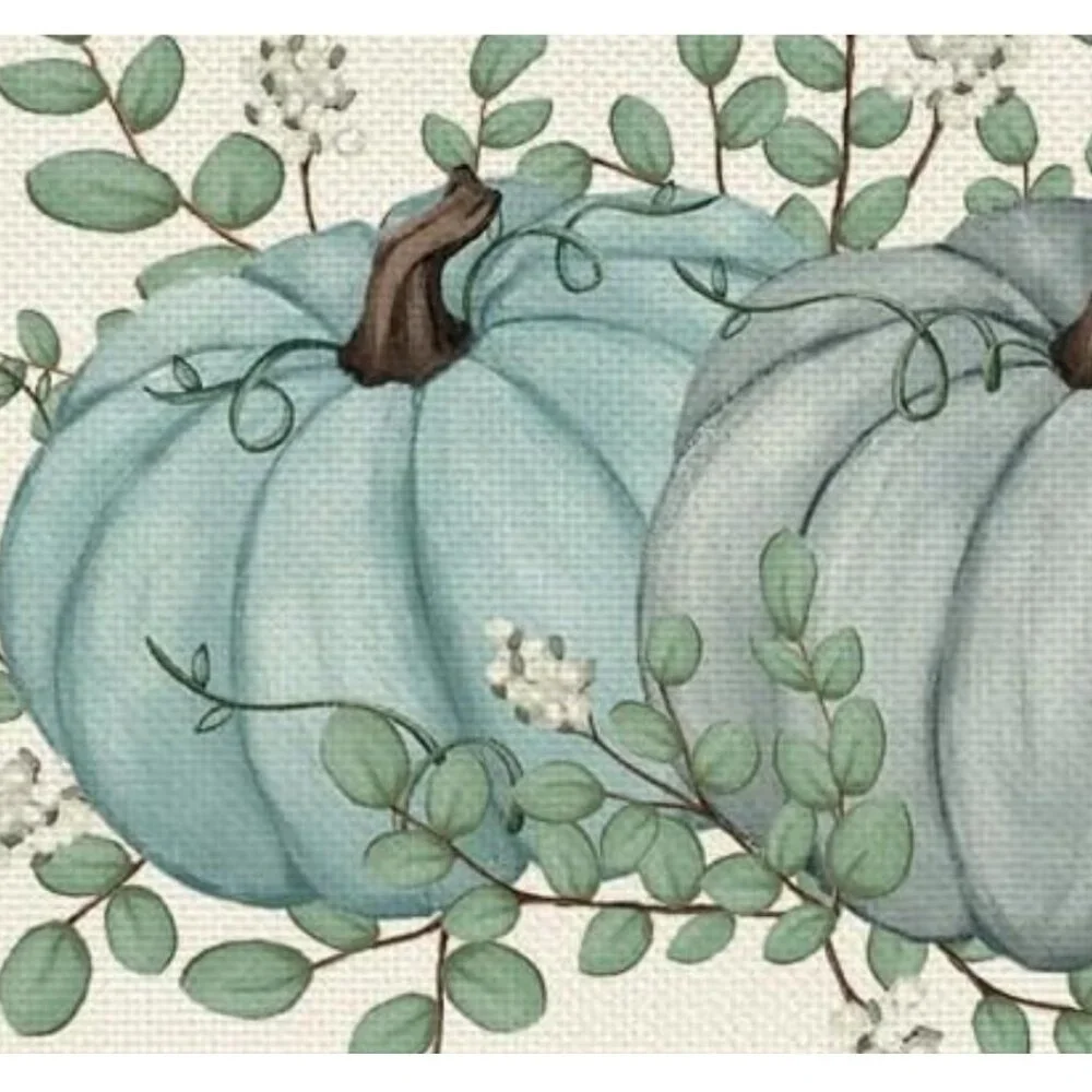 Pumpkin Placemats 4pc Fall Table Decor Thanksgiving Halloween Dining Decorations
